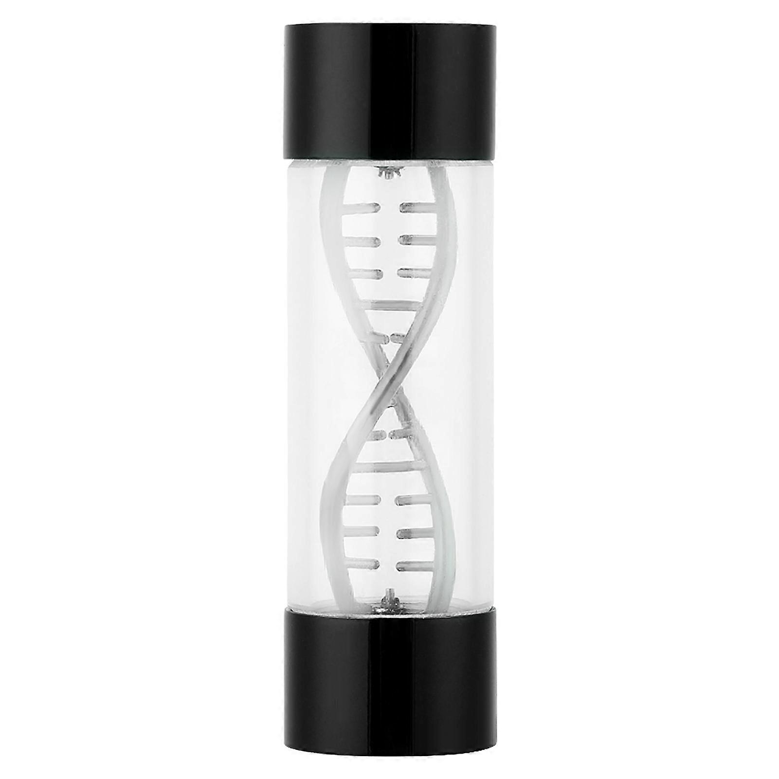 Water Flow Meter Multiple Color Metal Spiral G1/4 Female Thread for Computer Water Cooling(Black )