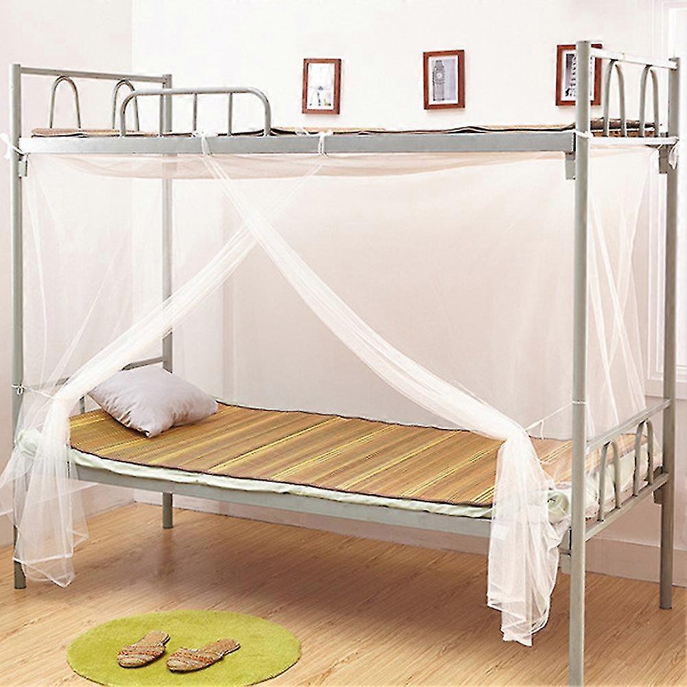 Mosquito Net Insect Mesh Net Square Single Bed Protect Netting Cover for Student Dormitory