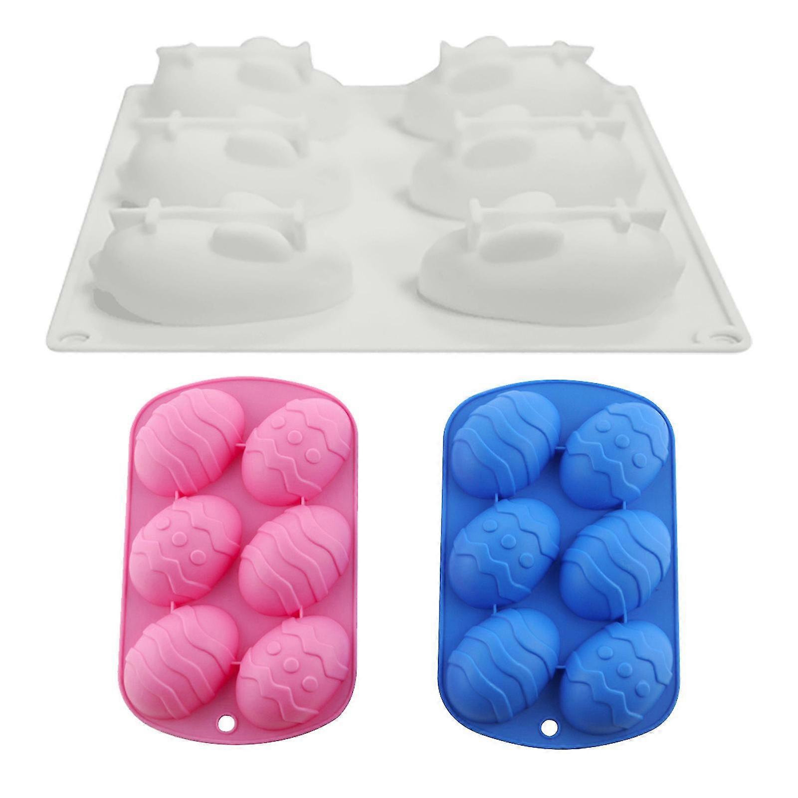 easter silicone mold diy eggs bunny chocolate mold kitchen baking tools