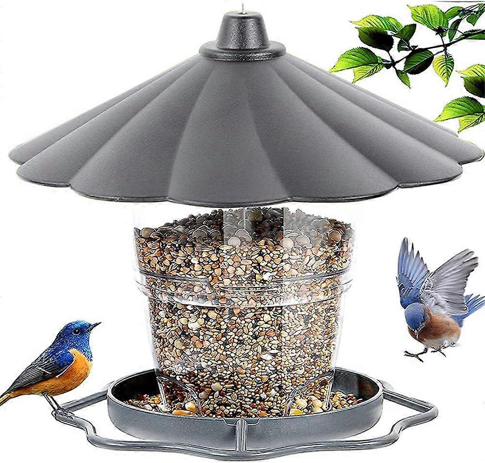 Bird Feeder,Outdoor Lantern Bird Feeder,Waterproof Bird Feeder,Hanging House Bird Feeder Suitable for Home Yard