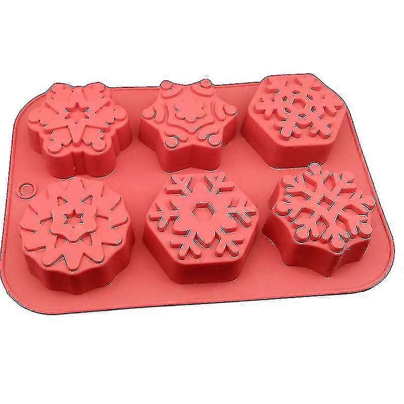 Sněhová vločka Silikonové formy Sněhová vločka Mýdlo Formy Sněhová vločka Dort Formy Halloween Dort Formy