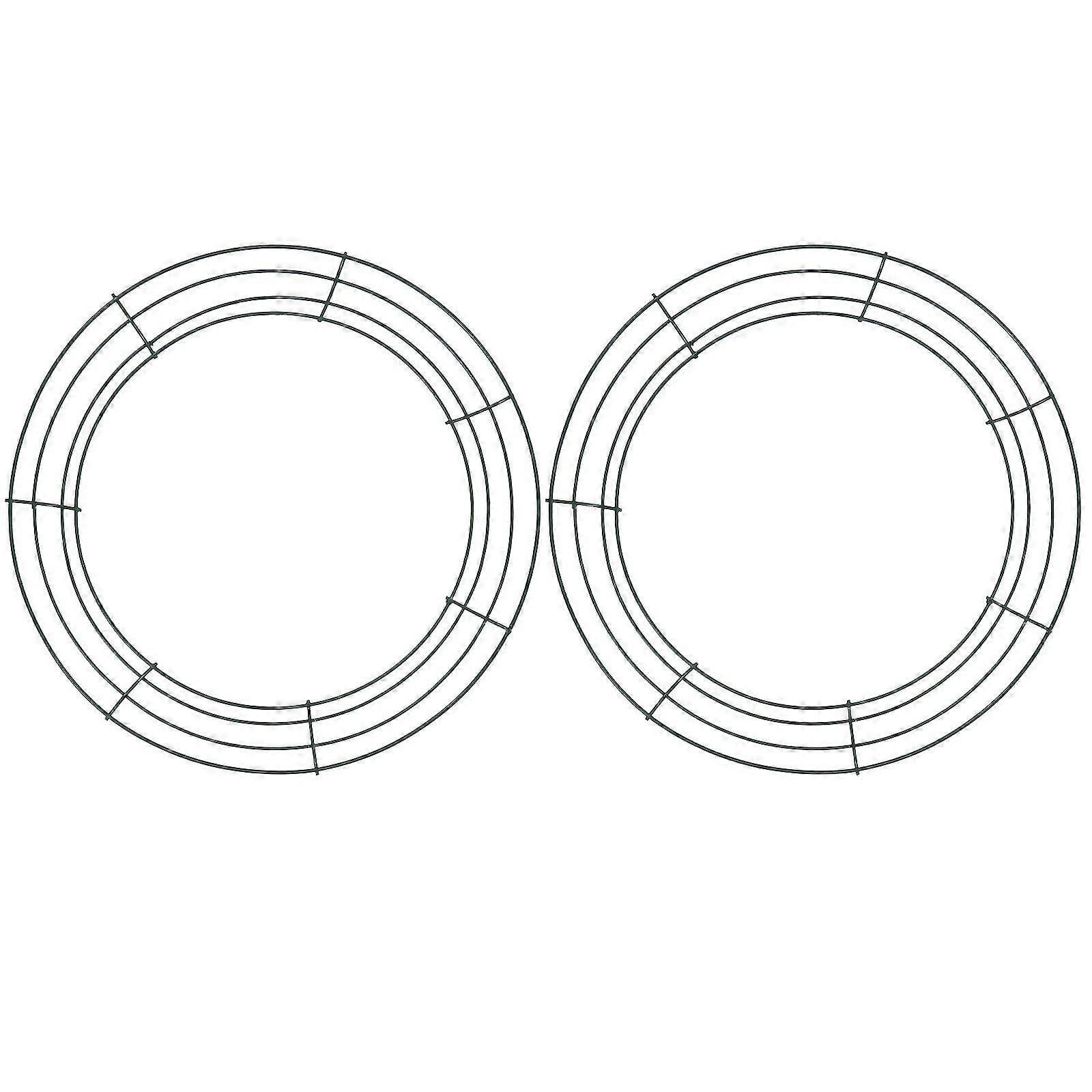 2PCS دي إكليل من الزهور الإطار ديكورات حلقة زهرة شنقا حلقات دي ديكورات للمنزل
