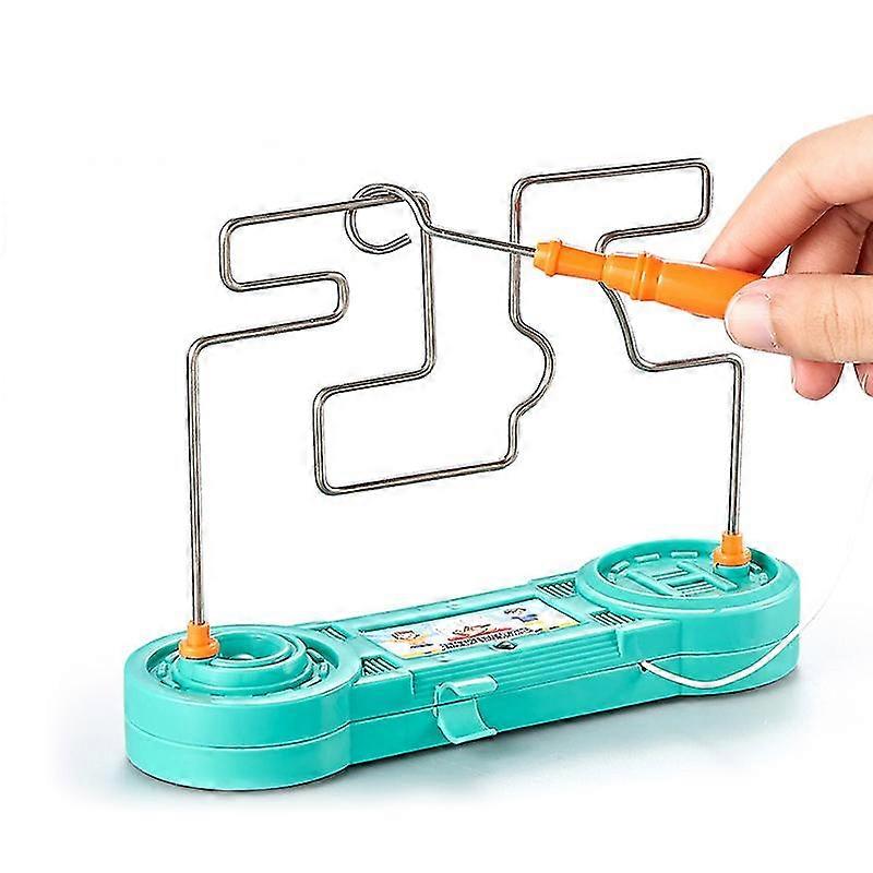 Physical Scientific Educational Touch Maze Game Electric Shock Toy Easy Using