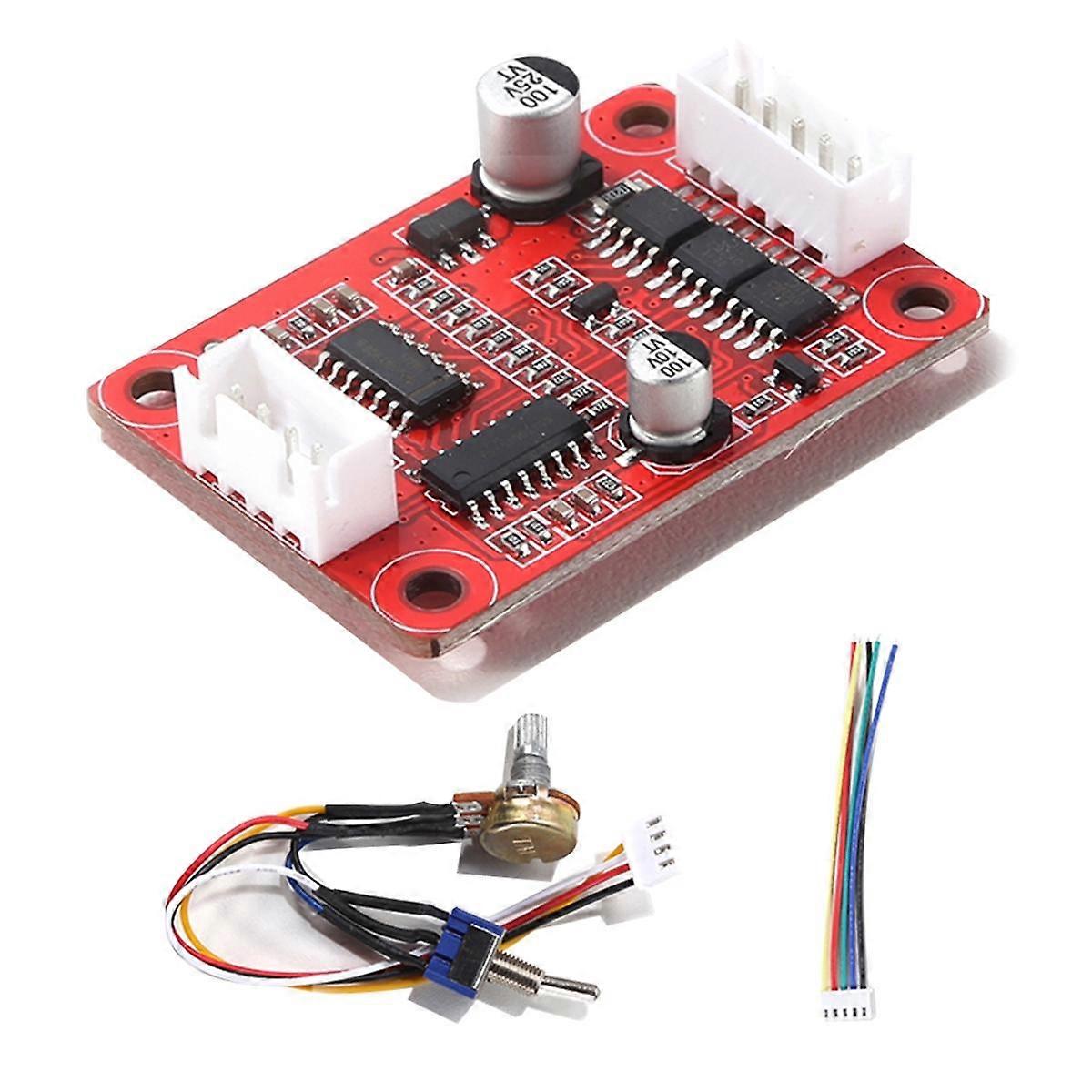 12V DC Brushless Motor Controller Brushless Motor Driver Board Module Hall-Free Hard Disk Motor Wat