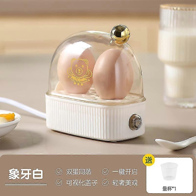 Small Egg Cooker Multi-functional Egg Steamer Dormitory Household Hot Spring Egg Boiled Egg Machine 1 Person Breakfast