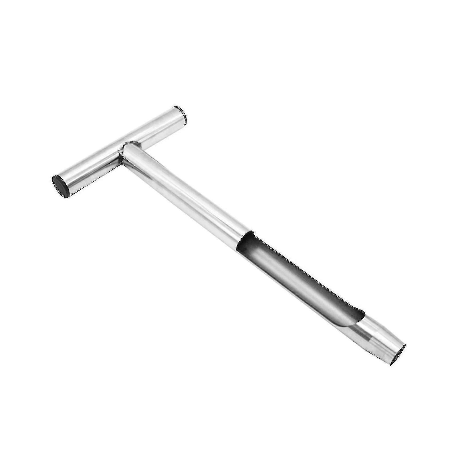 2024 12.8"" Soil Sampler Probe T-style Handle Soil Test Kits With 2pcs Sample Bags Steel Soil Sampling Tool For Garden Lawn Farm Golf Field Forestry A