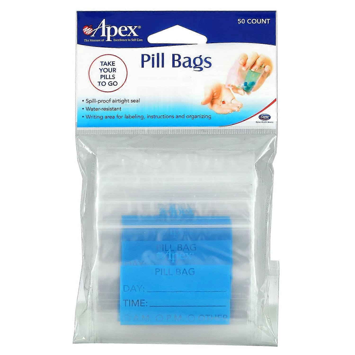 Apex, Pill Bags, 50 Count