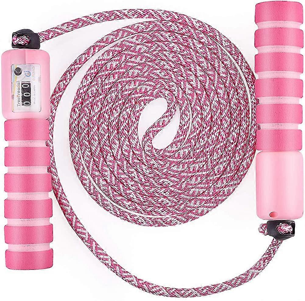 Jump Ropes,the Soft Handle For Children Adjustable Built-in Counter Cable