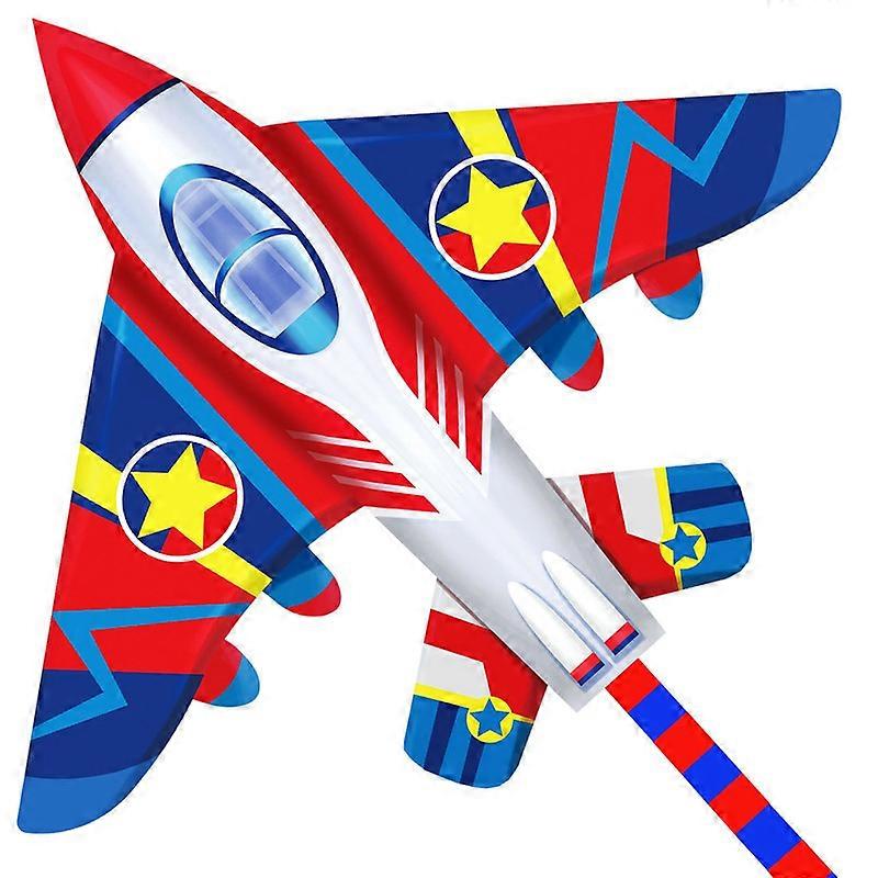 Fighter Plane Kites for Kids Easy to Fly, Beginner Kite for Beach Trip