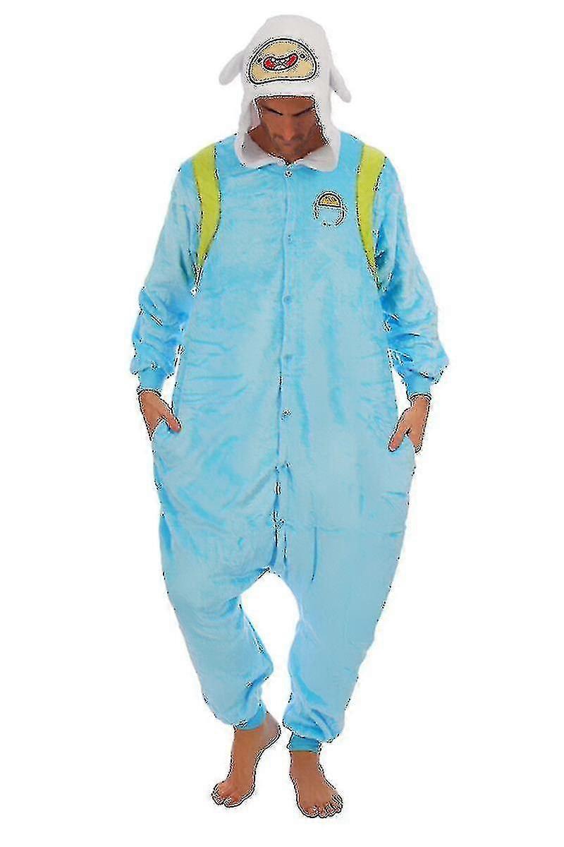 Απόκριες Unisex Onesiee Kigurumi Φανταχτερό φόρεμα Κοστούμι με κουκούλα Πιτζάμες Ύπνος Wear-9