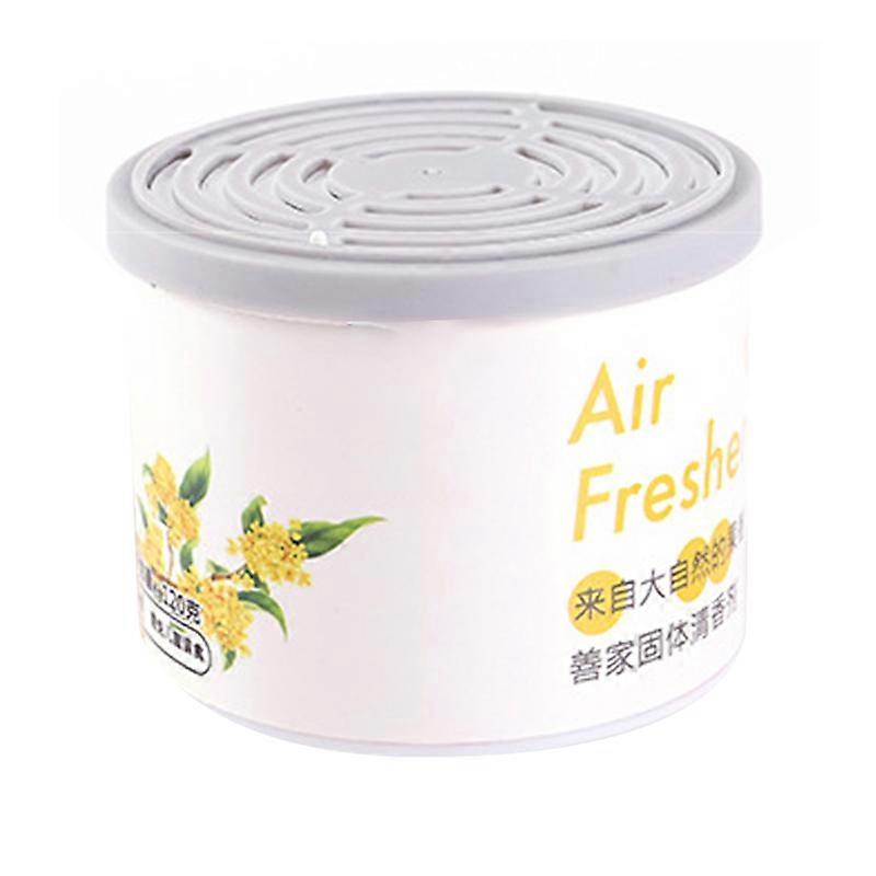 120G Solid Air Freshener for Home Car Office Can Shape Aromatherapy Cool & Clean Scent Odor Eliminator New