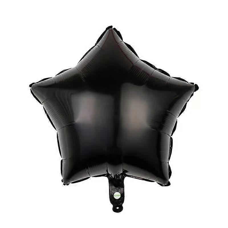 Balão circular coração-dado forma do filme de alumínio do pentagrama de 18 polegadas, forma monocromática do balão da folha de alumínio da placa clara