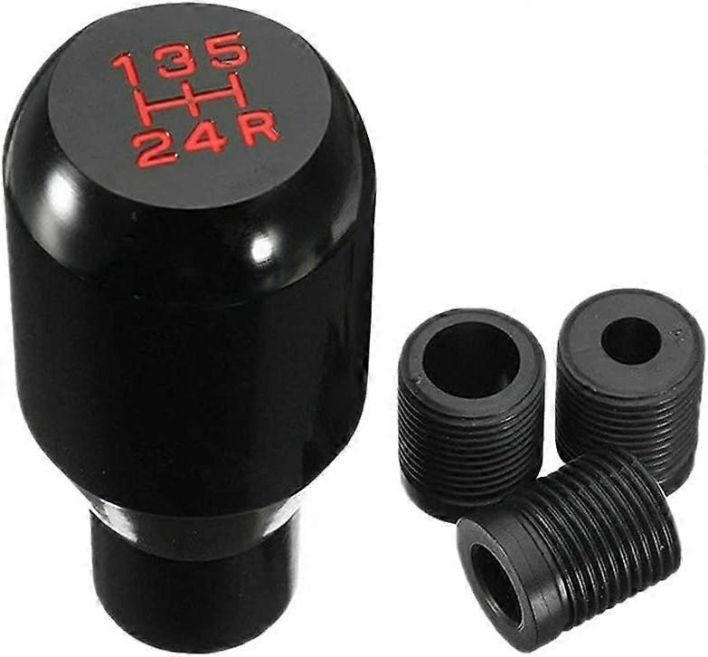 Universal Gear Shift Knob, Universal 5 Speed Gear Knob, Gear Lever Head, Universal Gear Lever with 4 Shifter Adapter 7.6/9, 65/11.85 Mm