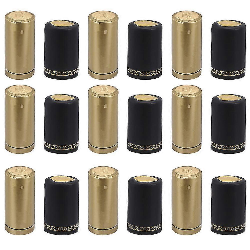 100pcs النبيذ الاحمر زجاجة الحرارة يتقلص كبسولات النبيذ زجاجة ختم يتقلص فيلم التفاف