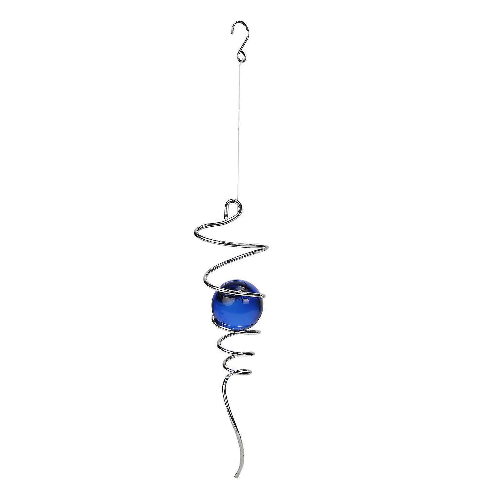 Wind Spinner Ball Spiral Tail 3d Gazing Ball Wind Spinner Illusion Elegant Design Handmade Crystal
