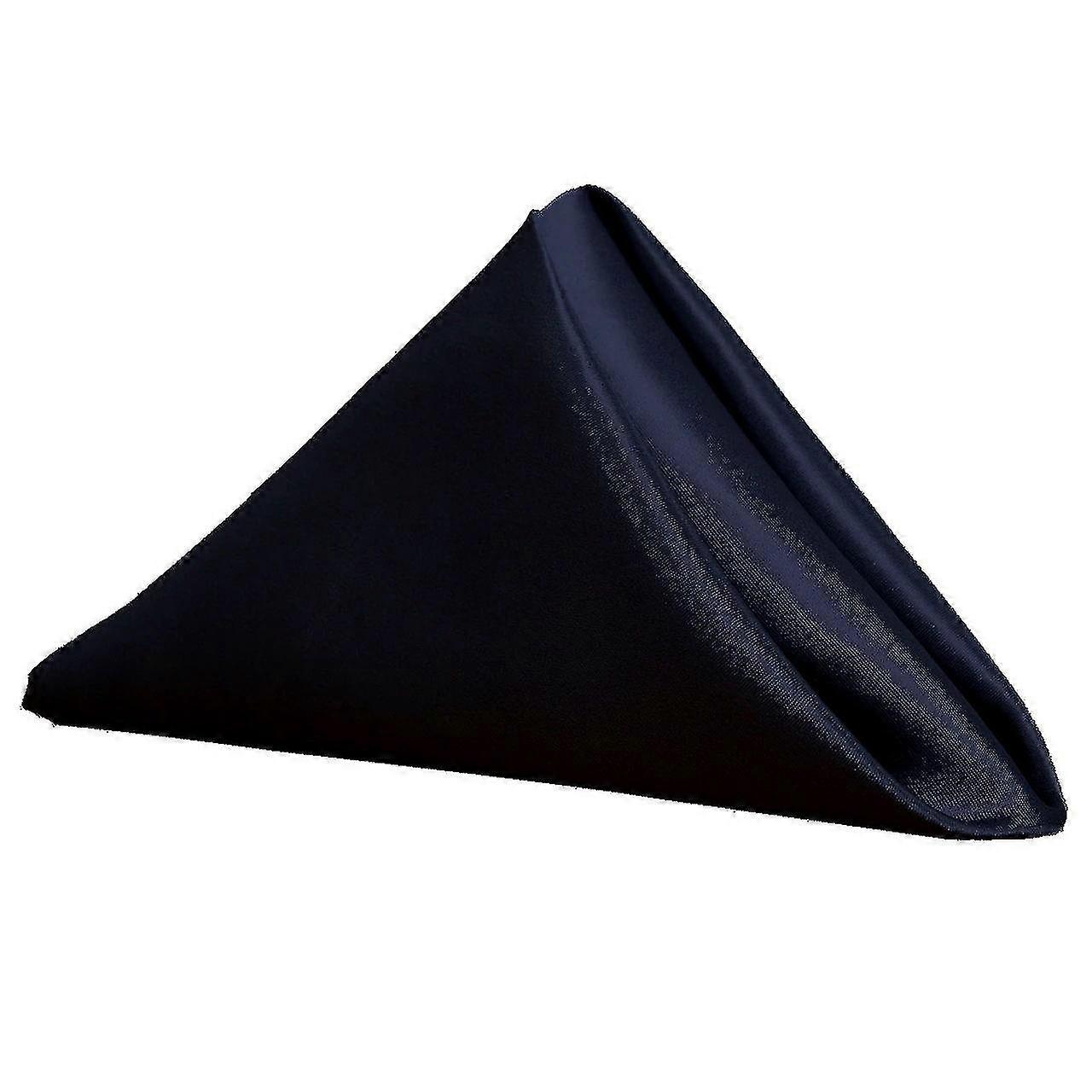 12pcs Square High-quality Polyester Cloth Napkins, Bi-fold, Edging Napkins