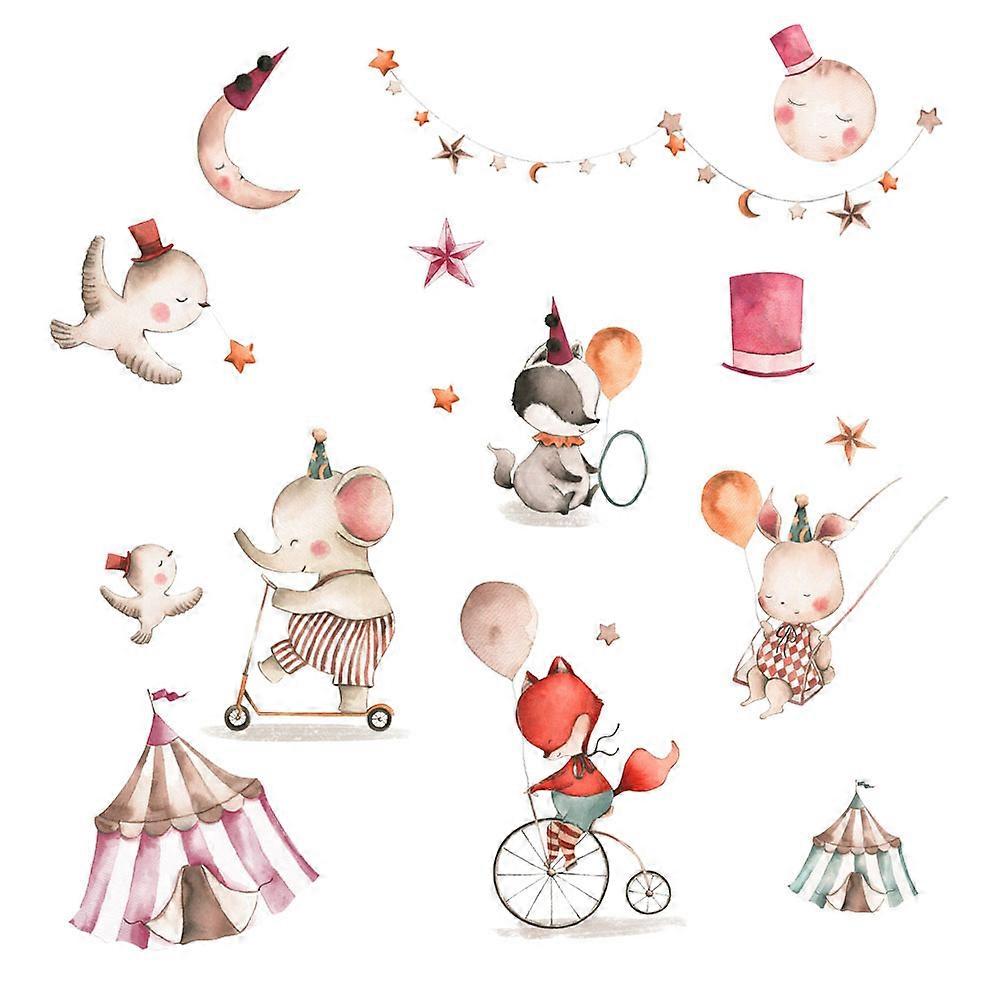 1set Adorable animals Wall Decal, Lovely