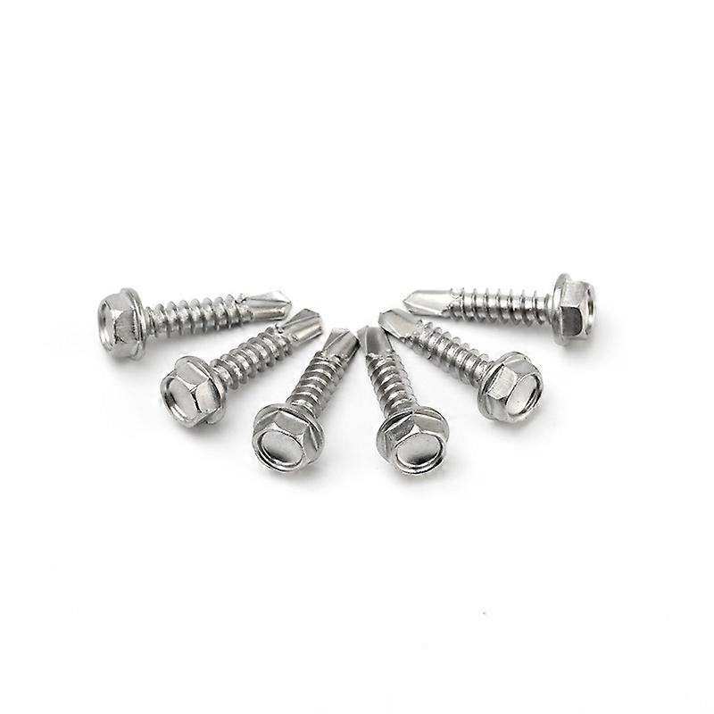 100pcsHex Head Self Drilling Screws with Magnetic Socket M4.2*19