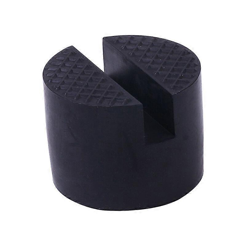 Universal Rubber Floor Jack Adapter Black 5X5X3.8cm