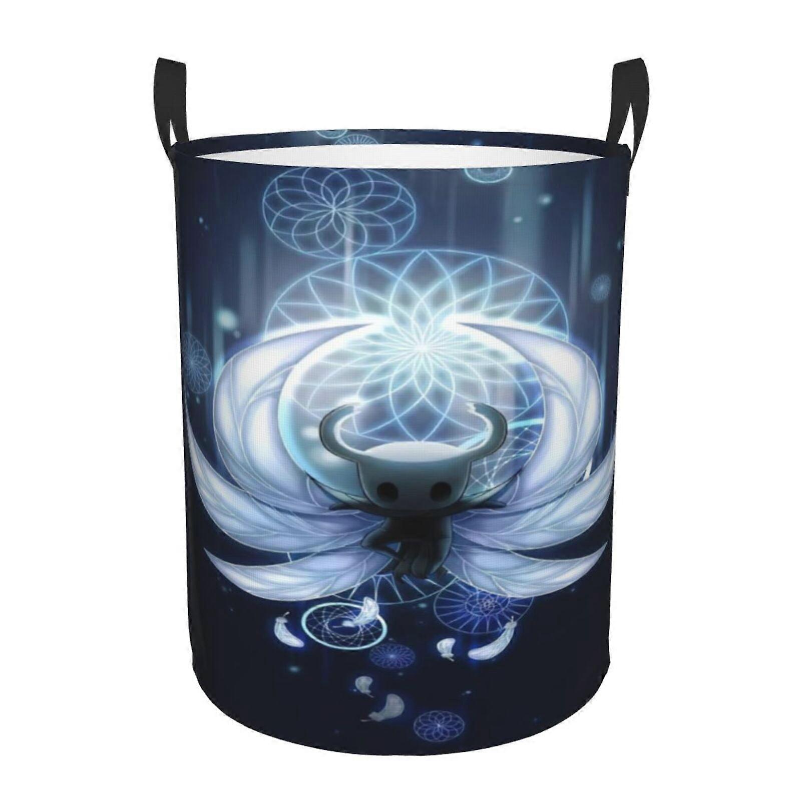 Hollow Knight 3d Graphic Flame Laundry Basket Fire Flame Clothes Hamper Storage With Handle-SYS29134