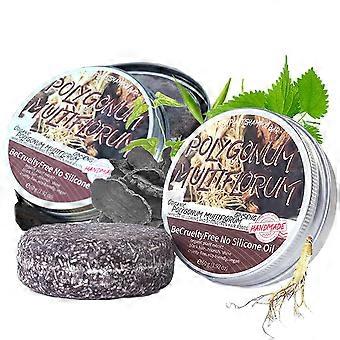 Hair Darkening Shampoo Bar, Shouwu Darkening Shampoo Bar, reinigt het haar en de hoofdhuid diep