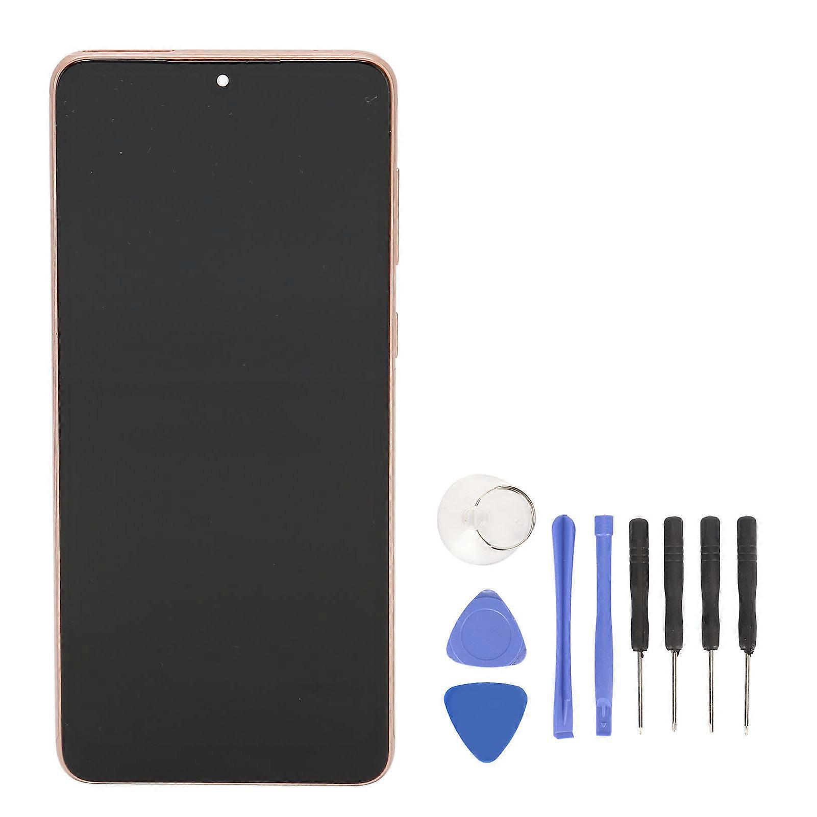6.4 Inch LCD Display Digitizer Screen Replacement with Frame Repair Tool Kit Fingerprint Sensor for Samsung Galaxy A33 5G Gold YEMMA