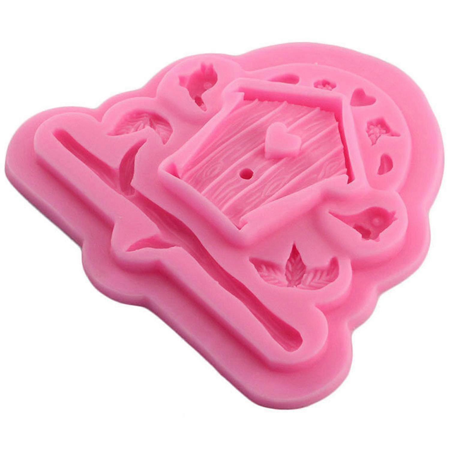 Bird House Shaped Plastic Biscuit Mould