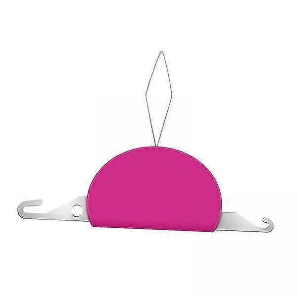 2xNeedle Device 3 In 1 Needle Threader Thread Guide Sewing Machine Rose Red