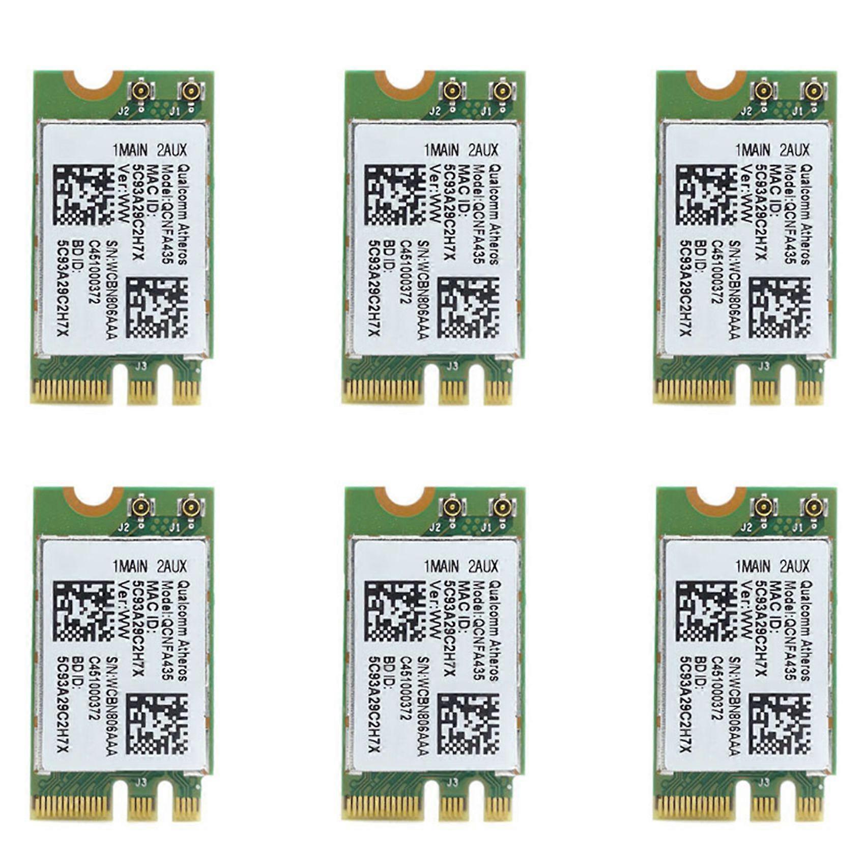 6X Wireless Adapter Card for Qualcomm Atheros QCA9377 QCNFA435 802.11AC 2.4G/5G NGFF WIFI CARD Blue