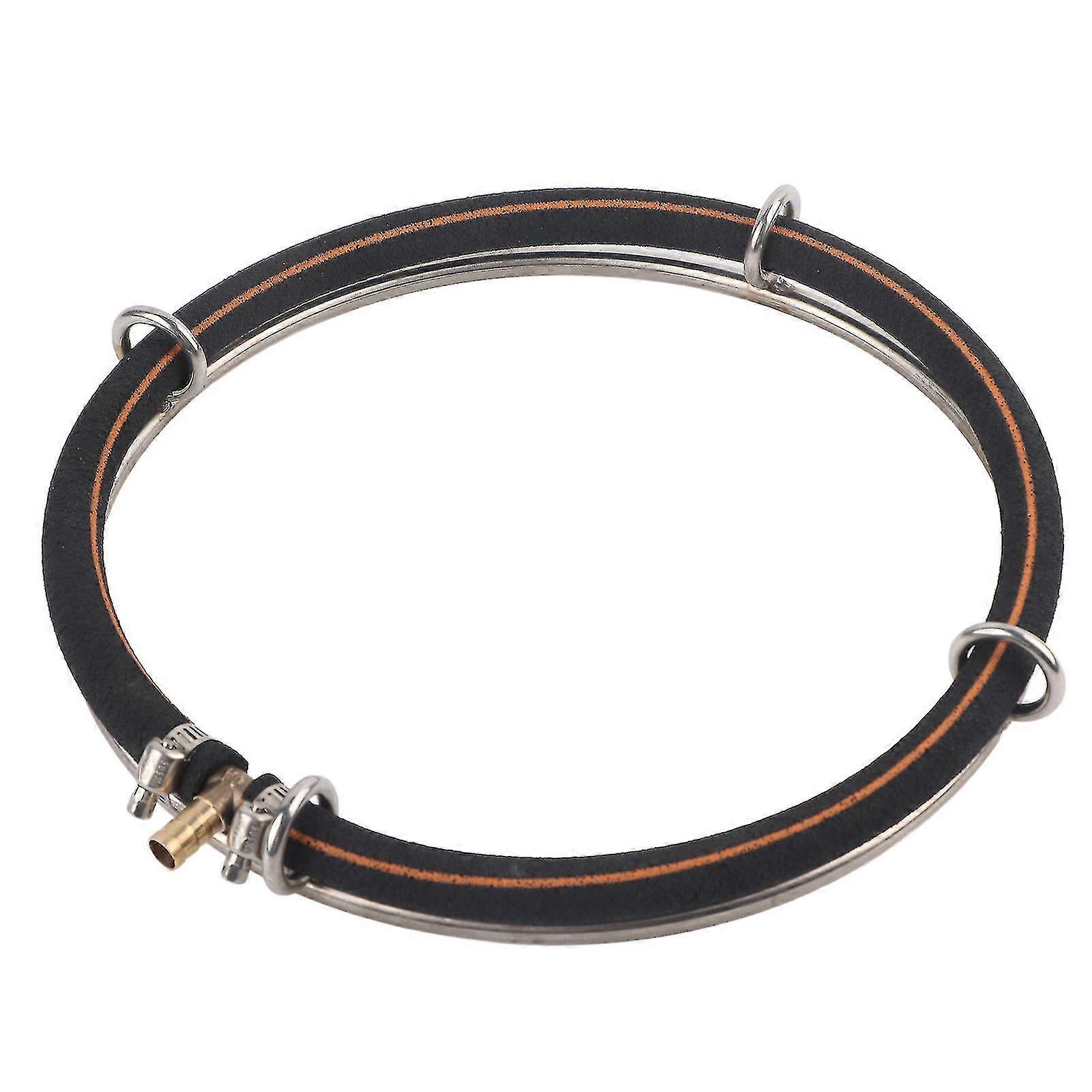 Aquarium Round Air Bubble Diffuser Ring Fish Pond Oxygenation Bubbler(Single Ring Dia 25cm)