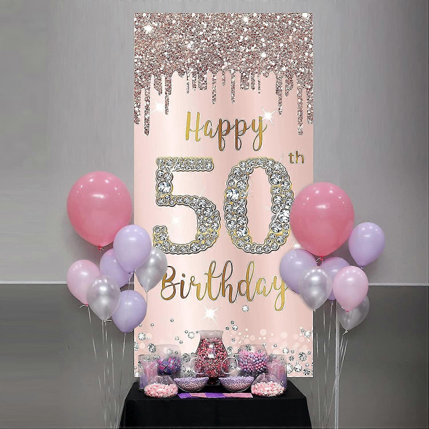 Geburtstags-Partygeschirr & Deko In Roségold - „Alles Gute Zum Geburtstag“-Motiv
