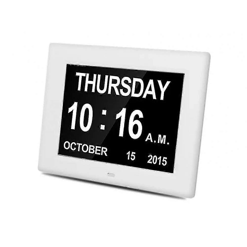 Medicine Reer 8 pouces de mémoire Alzheimer Lar Affichage Démence Alarme C numérique