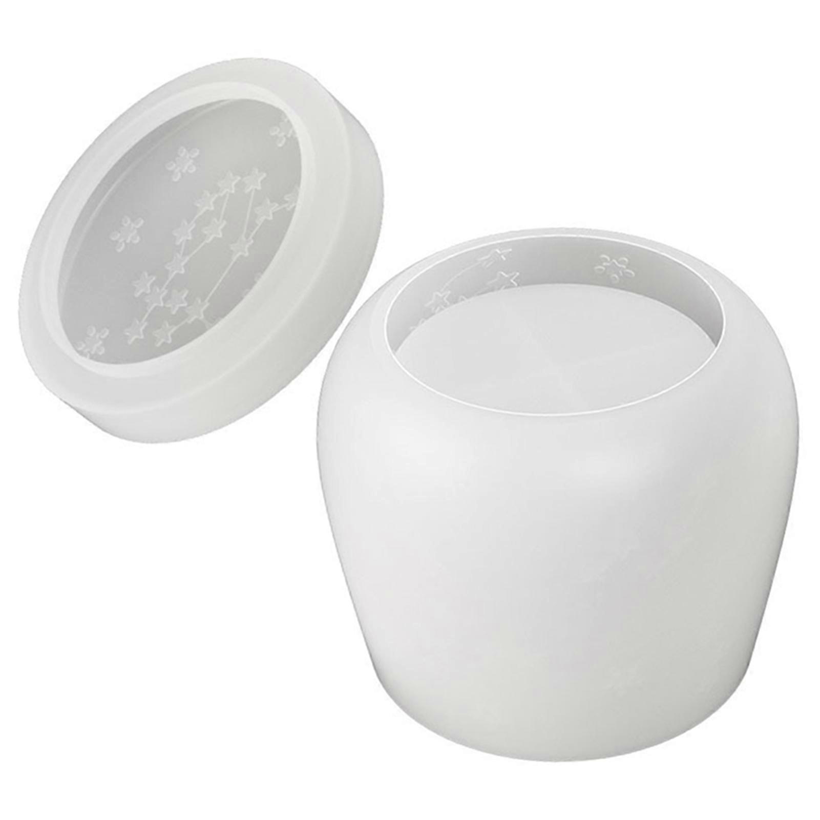 DIY Drip Resin Plaster Silicone Moulds - Constellation and Pudding Bottle Candle Cups,Home DecorStorage Jars