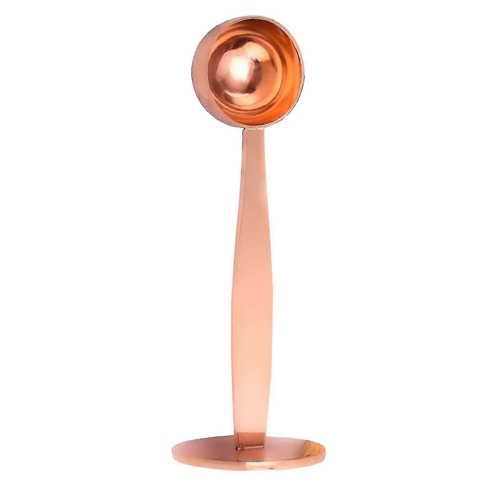 Cuillère doseuse et doseuse à expresso 2 en 1 en acier inoxydable