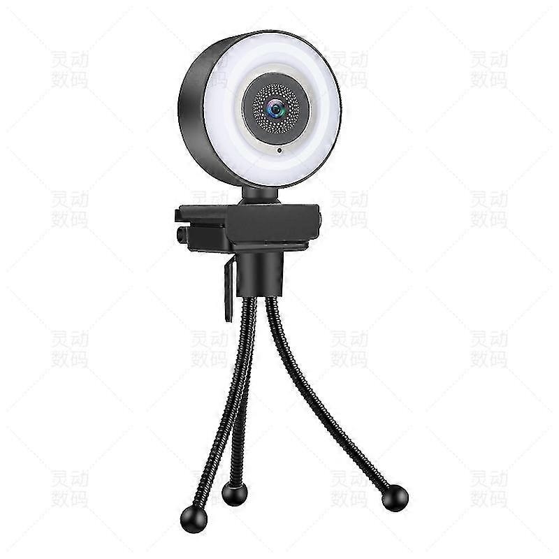 2k Fixed Focus, Touch The Light-fill Light Hd 4k2k Video Camera Usb Online Class Meeting Live Computer Webcam Webcam