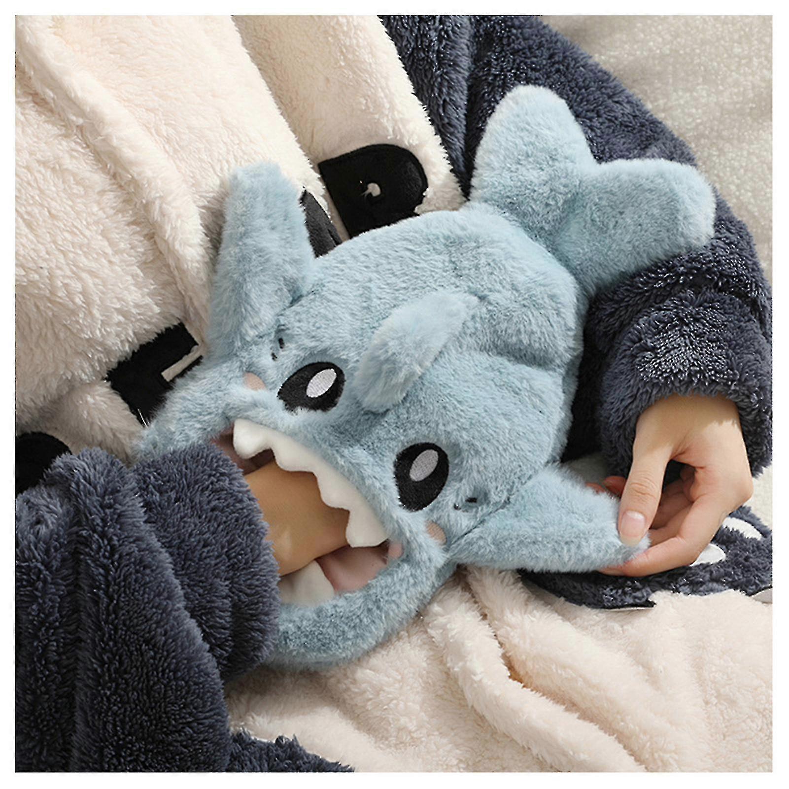 500ml لطيف زجاجة ماء ساخن على المدى الطويل الحرارة البلاستيكية حقيبة الماء الساخن زجاجة سرير مع رقيق أفخم غطاء