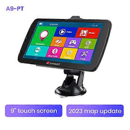 Universal Car GPS Navigation 9 Inch Touch Screen 256M+8G FM Voice Prompts Europe New Map Free Update Truck GPS Navigators A9 A10