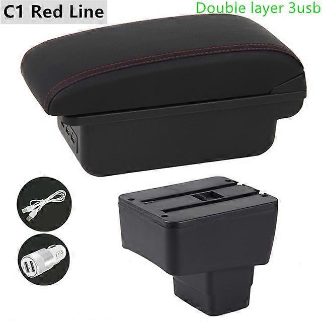 Armrest Box for Mazda 2 CX-3 CX3 2018 2019 2020 Leather Arm Rest Center Console Storage USB Car Accessory