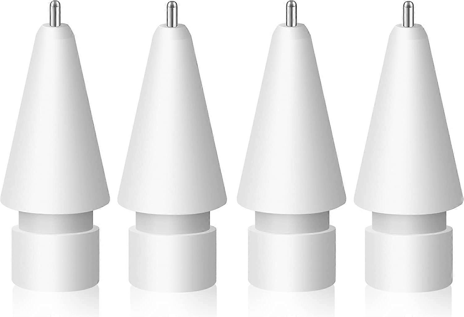 Tips Compatible for Apple Pencil 1/2 Generation, 4 Pack Upgraded 0.72mm Wear-Resistant Tips for iPad Pencil