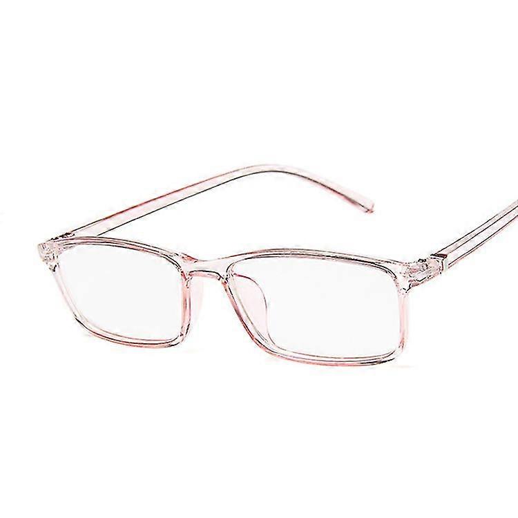 Lunettes transparentes rétro pour hommes Verres clairs Pc Ordinateur Lunettes carrées Montures pour femmes Lunettes de lecture Spectacle masculin
