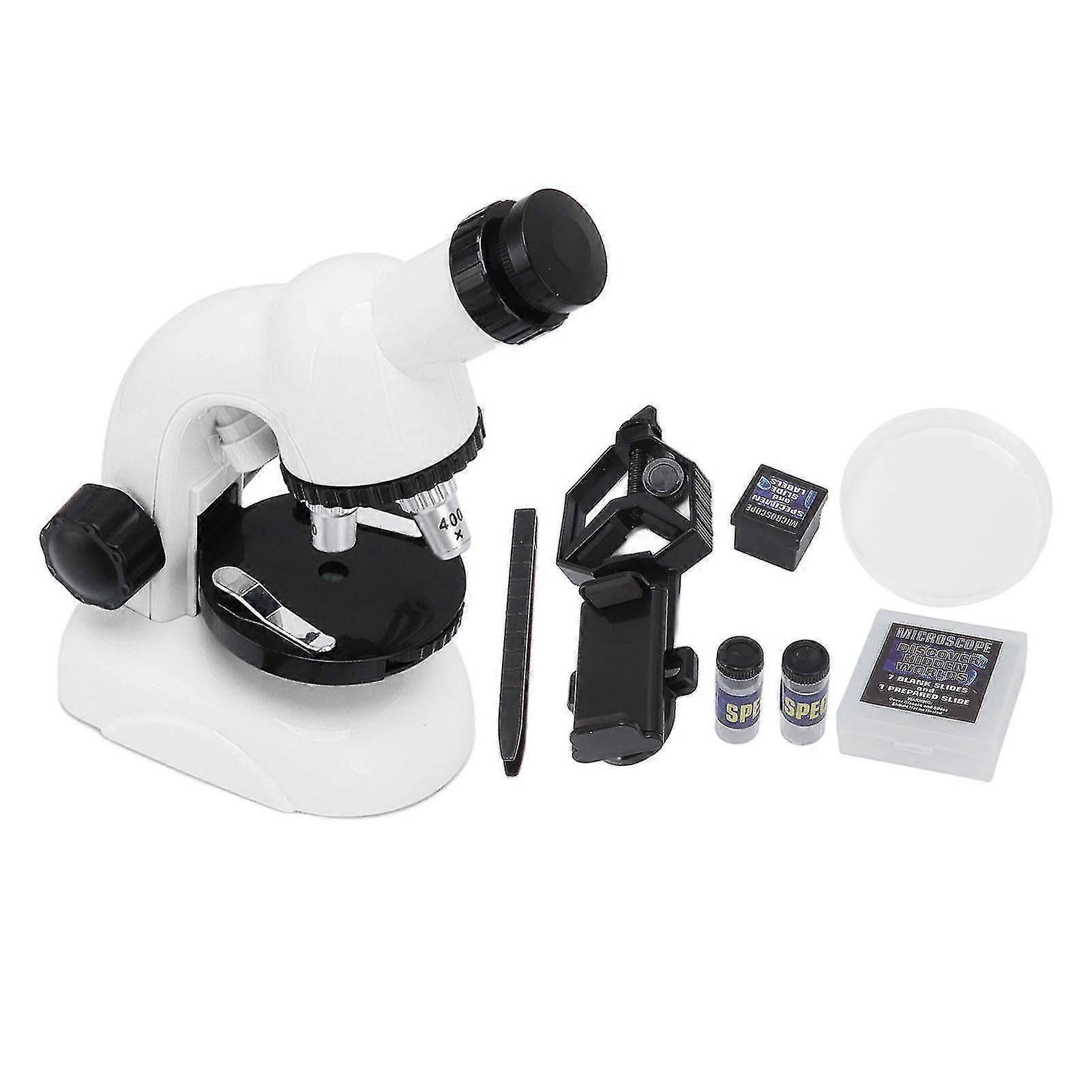 Kids Science Microscope Kit - HD Magnifying Glass for Biological Experiments