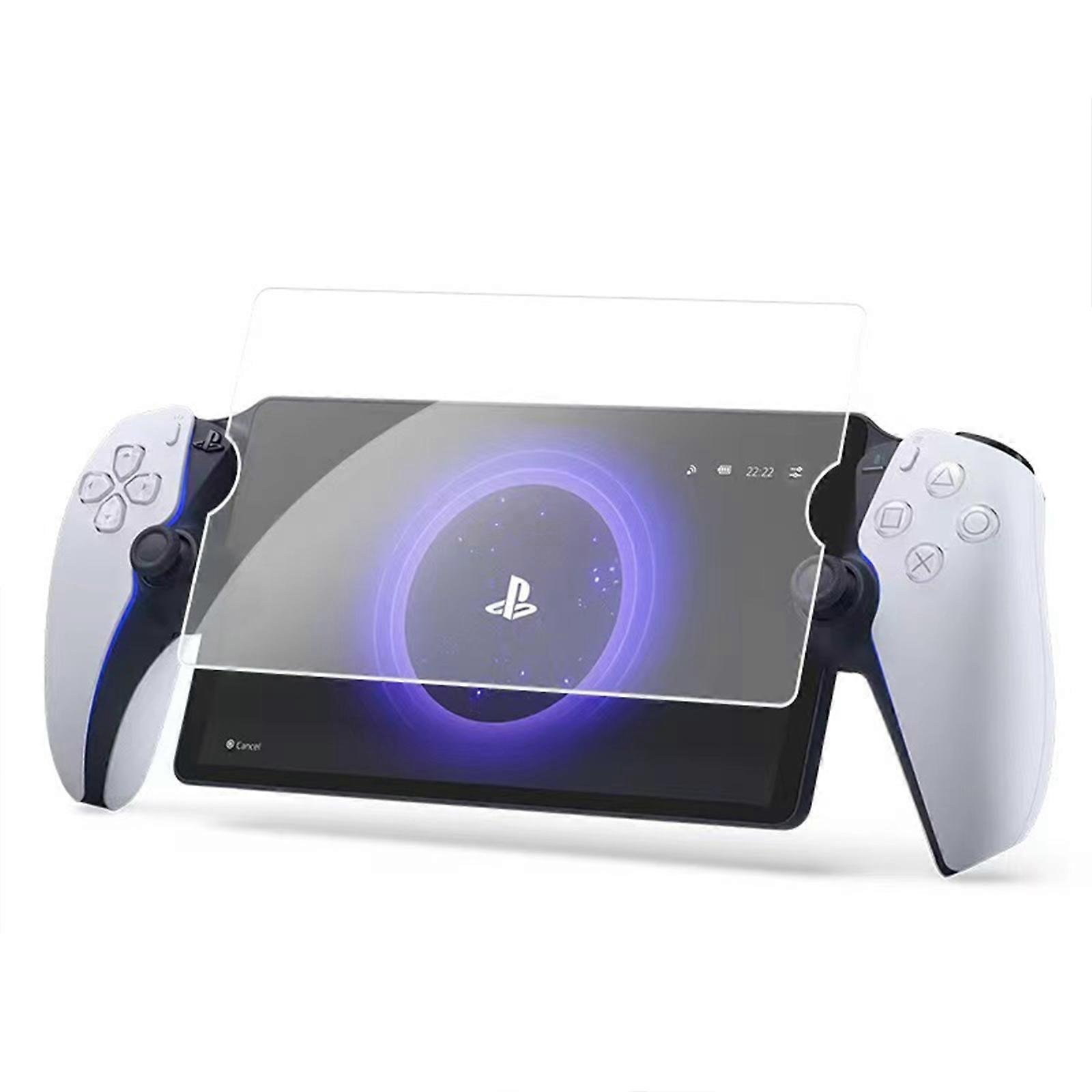 Screen Protector for PS Portal Remote Player, 9H Hardness, Scratch Resistant, Eye Protection Purple Light Protector