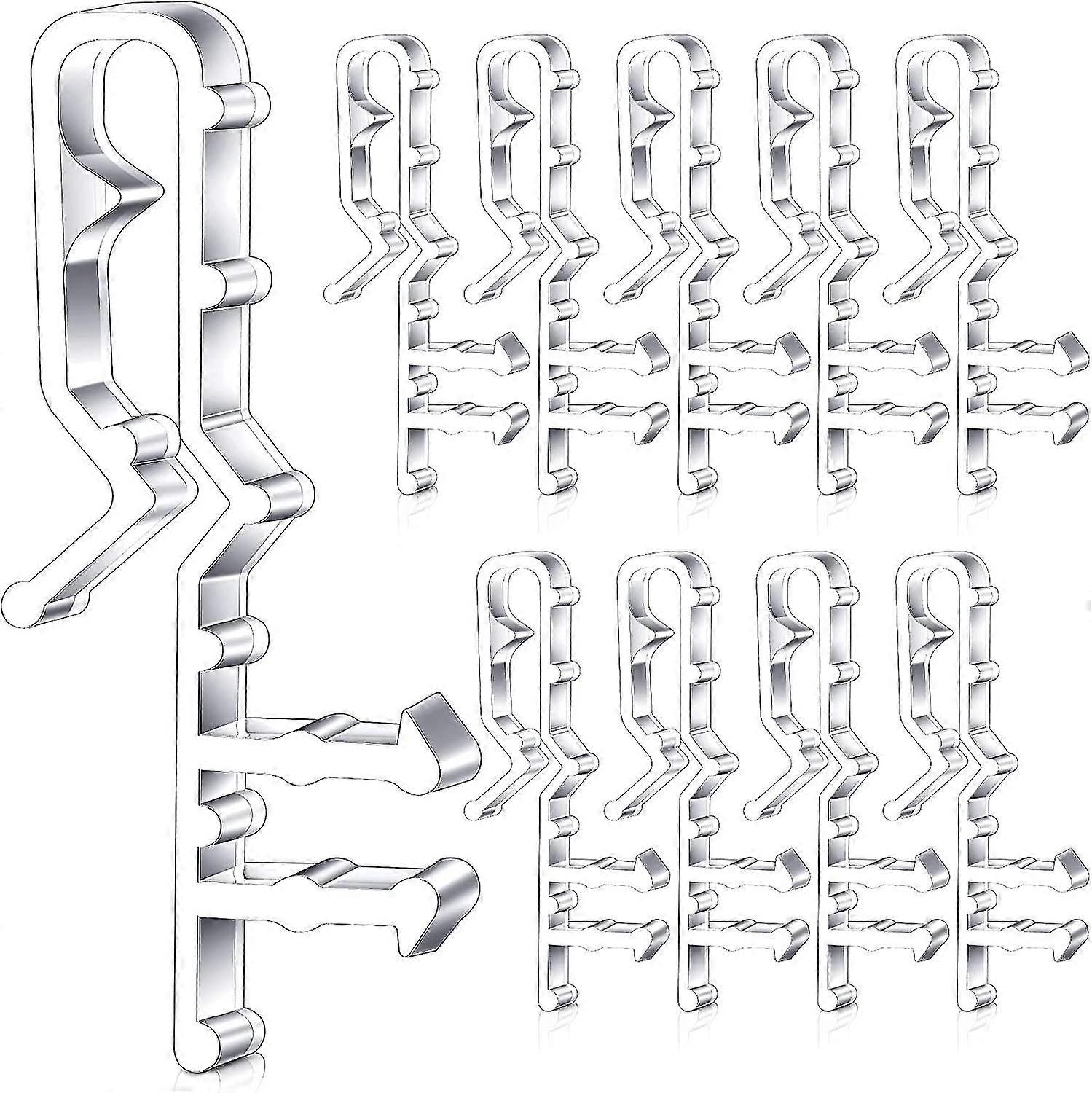 תפסי שסע נסתרים תריסים מחזיק תומך תפסים לתריסי חלון תיקון עליון תפסי תמך פלסטיק שקופים לוילונות וילון ערכיות אופקי