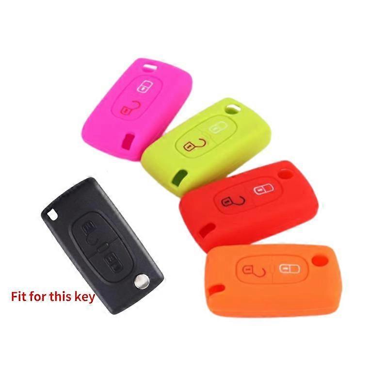2 Button Car Key Case Cover Holder Shell Fob for Citroen C2 C3 C4 C8 for Peugeot 308 207 307 3008 5008 Keys Accessories