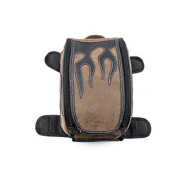 ZORBYZ Waterproof Magnetic Motorcycle Retro PU Leather Oil Fuel Tank Travel Motorcycle Bags For Harley Honda BMW