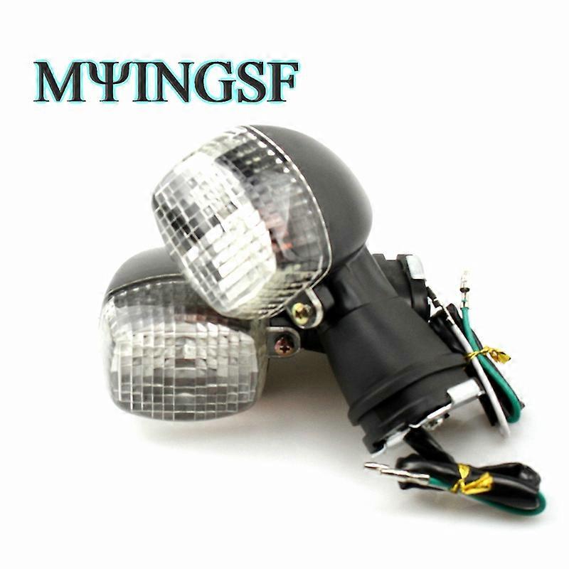 Indicator Front Turn Signal Light For Kawasaki ZX600 Ninja ZX-6R ZX6R ZX-9R ZXR400 KLE 250/400/500 ZX900 ZX-7 ZX7R ZX12RMotor Vehicle Lighting