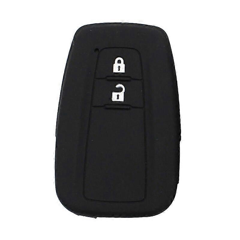 2 Button Silicone Key Cover Case Fob Car Remote Keyless Shell Protector Skin Holder For Toyota C-HR Prius 2016 2017 2018   Key Blanks
