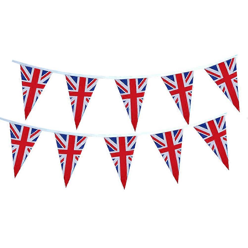1pc Royaume-Uni National Flag Printing Pennant Polyester Bunting Banner