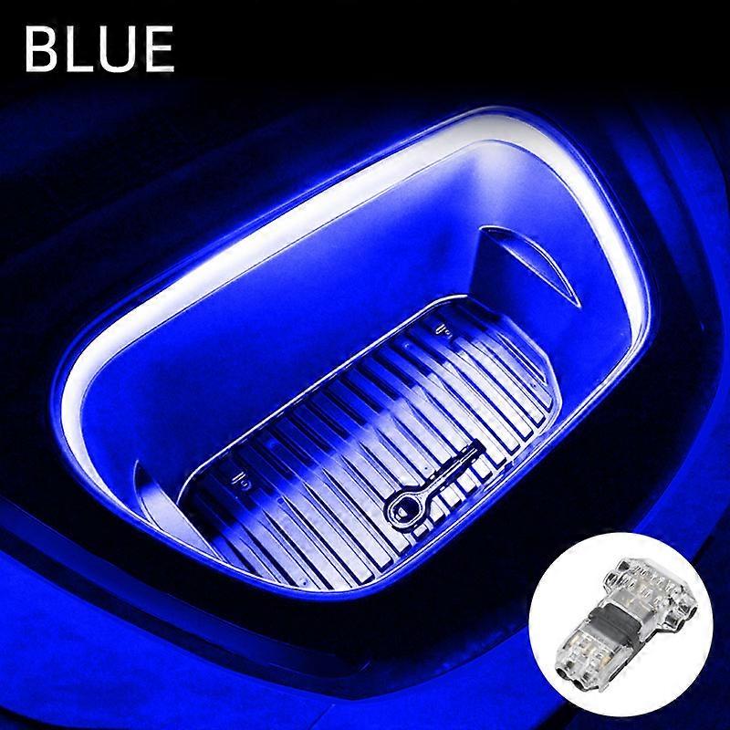 LED Car Front Trunk Light Strip Easy Install Modified Lighting for Tesla Model 3 Y S X 5M Waterproof Neon Lamp Front Trunk Light