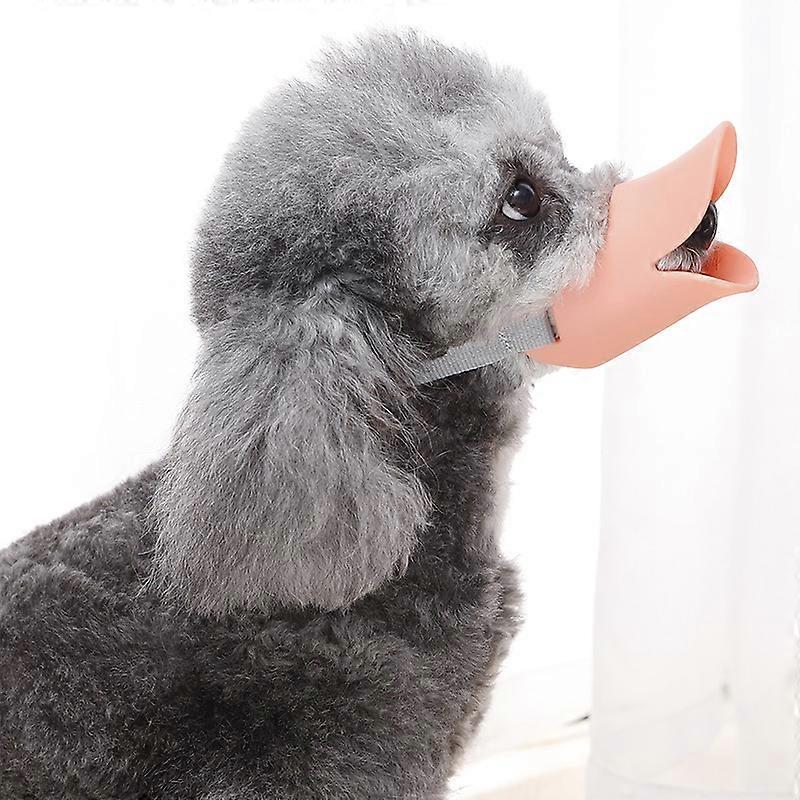 2pcs Rose Anti-bite and non-biting silicone muzzle, comfortable and soft silicone duckbill15CM